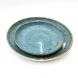 #KK1302-BL; Ceramic round plate 10.75" BL     