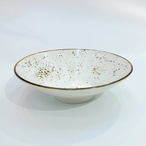 #KK1401-WT; Ceramic bowl 9.75" WT