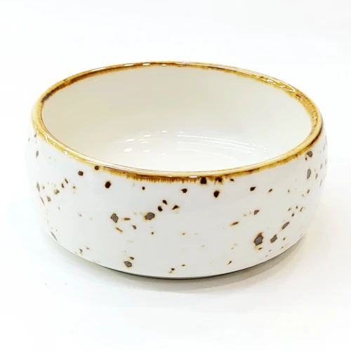 #KK2599-WT; Ceramic 6.5cm sauce dish #WT