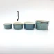 #KK2728-BL: Ceramic sauce dish 3" #BL 