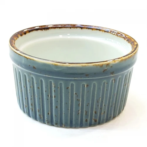 #KK2728-BL: Ceramic sauce dish 3" #BL 