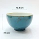 #KK6109-BL; Ceramic 5" bowl #BL
