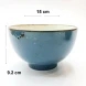 #KK6116-BL; Ceramic 6" bowl #BL 