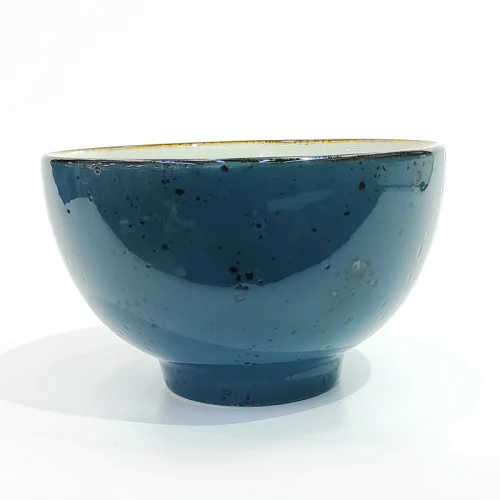 #KK6116-BL; Ceramic 6" bowl #BL 
