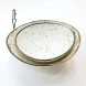 #KK6130-WT; Ceramic 7.5" bowl #WT