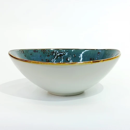 #KK6147-BL; Ceramic bowl 6.25" #BL