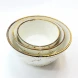 #KK6161-WT; Ceramic 5" bowl #WT 