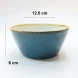 #KK6161-BL; Ceramic 5" bowl #BL