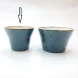 #KK7212-BL; Ceramic 4.5" Fries bowl #BL