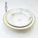 #KK7243-WT; Ceramic deep plate 9" #WT