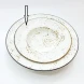 #KK9001-WT; Ceramic 8" pasta plate #WT
