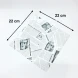 #KQ0190; Greaseproof paper 200pcs 30x30cm