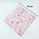 #KQ6610; Greaseproof paper 200pcs 30x30cm