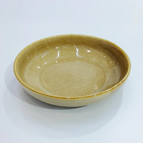#KX9223; Ceramic 9" deep round plate #KX