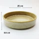 #KX9247; Ceramic 10" round plate #KX