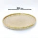 #KX9285; Ceramic 10'' deep round plate #KX
