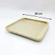 #KX9315: Ceramic 8'' square plate #KX