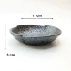 #NK-3526; Ceramic plate 4.4" Rd #NK