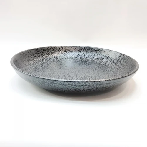 #NK-3861; Ceramic deep plate 12" Rd. #NK                              