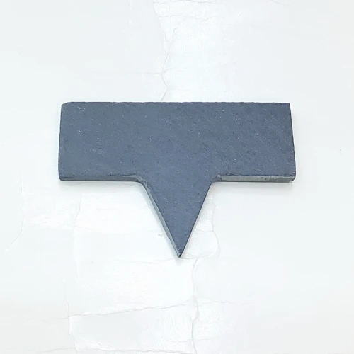 #SLT0705;  Slate tag stand square 1x6