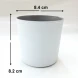 #SVH8S-WT;  Fries cup 8.4x8.2cm WT