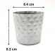 #SVH8V-C;  Fries cup hammered 8.4x8.2cm #V