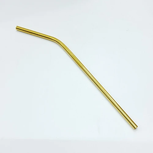 #SWXG6-G;  S/S straw bent 6mm G