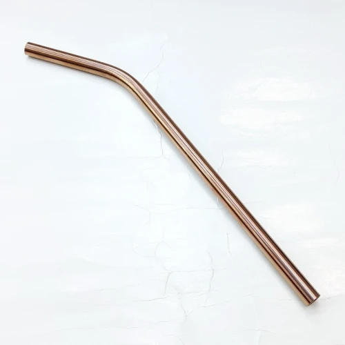 #SWXG8-RG;  S/S straw bent 21.5cm RG