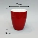 #T200-R; Ceramic cup 200ml - R                                        