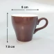 #TL180-BN; Coffee cup + saucer 180ml #T /BN