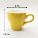 #TL180-Y; Coffee cup + saucer 180ml #T /Y