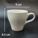 #TL280-WT; Coffee cup + saucer 280ml #T /WT 