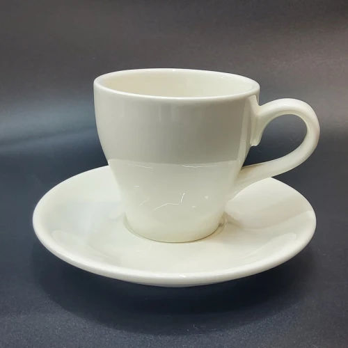 #TL280-WT; Coffee cup + saucer 280ml #T /WT 