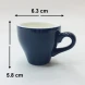 #TL80-DB; Coffee cup + saucer 80ml/ #E / DB