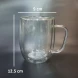 #WM6070-500; Double Wall Glass Cup 