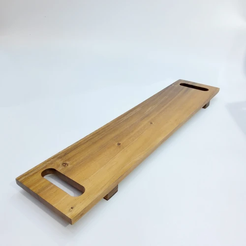 #AC6013;  Acacia wood stand 60x13cm