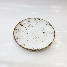 #KK4968-WT Ceramic saucer plate #WT