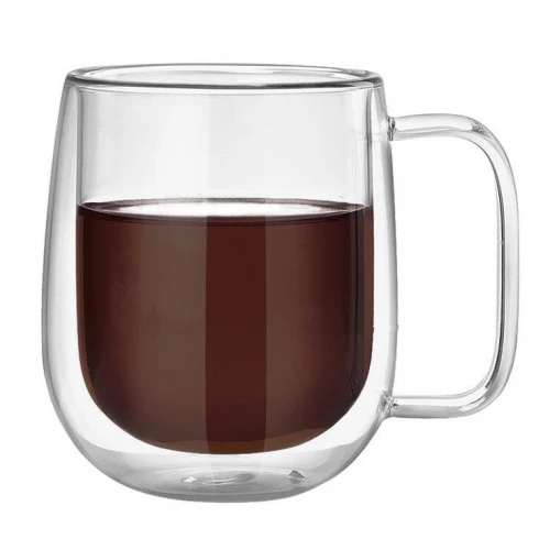 #WM6070-500; Double Wall Glass Cup 